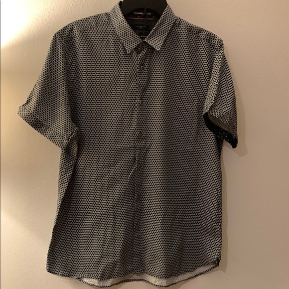 Ted Baker Black and White Casual Shirt - Preloved - Picture 1 of 5